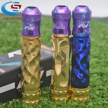 

Avid Lyfe Gyre Mod AV Brass Gyre Mechanical Mod with 24mm 2Post Battle Deck RDA with ModFather Cap Electronic Cigarette Vape kit
