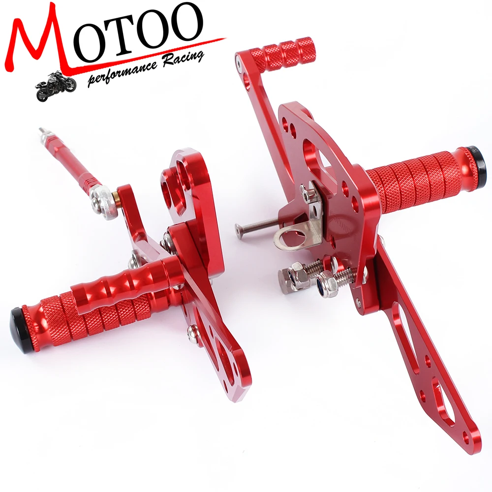 

Full CNC aluminum Motorcycle footpeg footrest pedal peg Rearset Rear Set For KAWASAKI Z1000 ABS 2011-2016