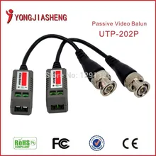 10PCS/5PAIRS HOT SALE TWISTED BNC PASSIVE VIDEO BALUN FOR CCTV CAMERA FERR SHIPPING