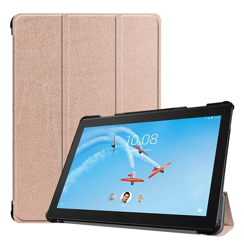 Чехол для lenovo Tab P10 TB-X705L TB-X705F 10," смарт-чехол для планшета тонкий магнитный складной Стенд Кожа планшет оболочка Tab P10