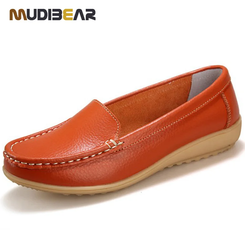 2016 New font b Women s b font Genuine Leather font b shoes b font Lady
