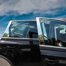 Автомобильный Стайлинг Окно B Колонка декоративный чехол с блестками Накладка для Audi Q7- внешний модифицированный