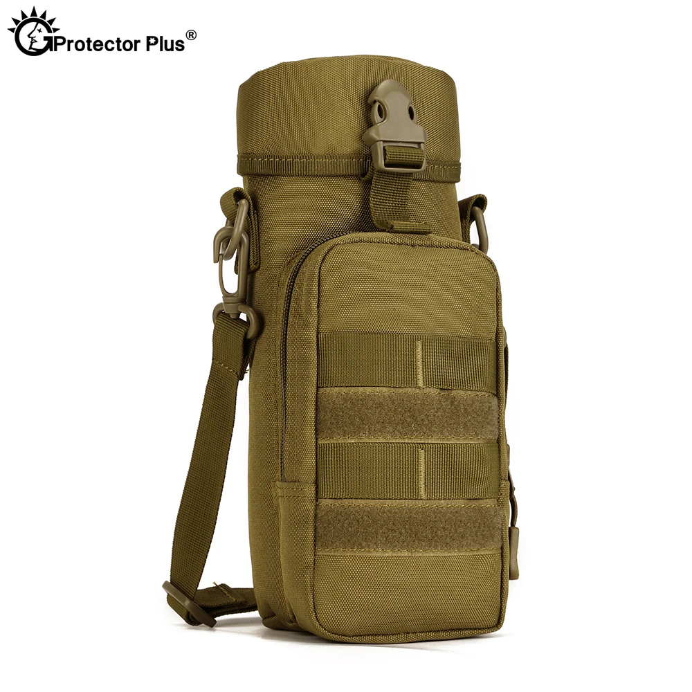 

PROTECTOR PLUS Tactical Kettle Bag Molle Pouches Military Camo Outdoor Travel Climbing Messenger bag Durable Small Crossbody