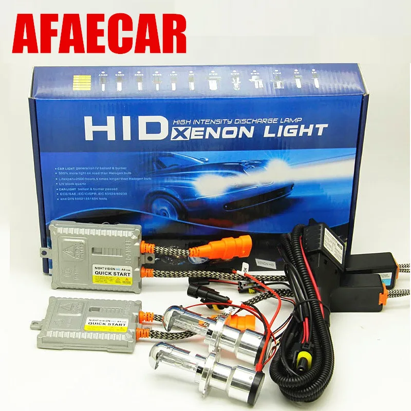 1 set Bi Xenon 55W H4 Hi Low 12V AC HID H4 3 bi xenon Automotive
