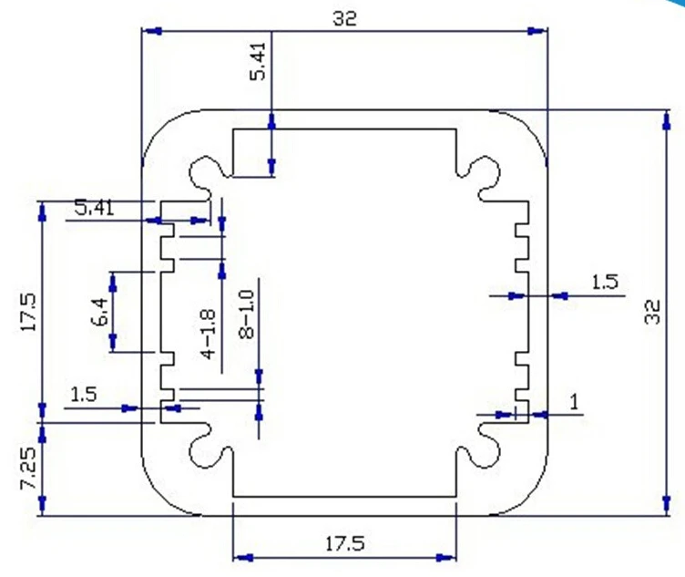 aluminum extrusion case szomk aluminum project box electronics enclosure for pcb (5).jpg