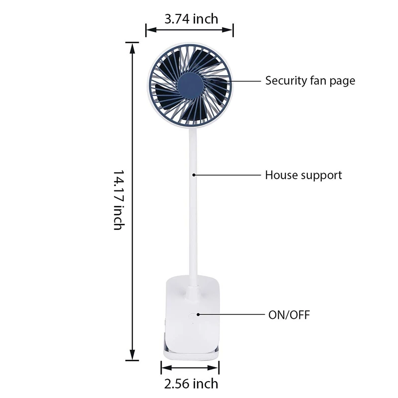 

Usb Table Portable Clip On Stroller Fan,Ultra-Quiet Operated Cooling Flexible Bendable Mini Desk Fans With 360 Degree Rotation