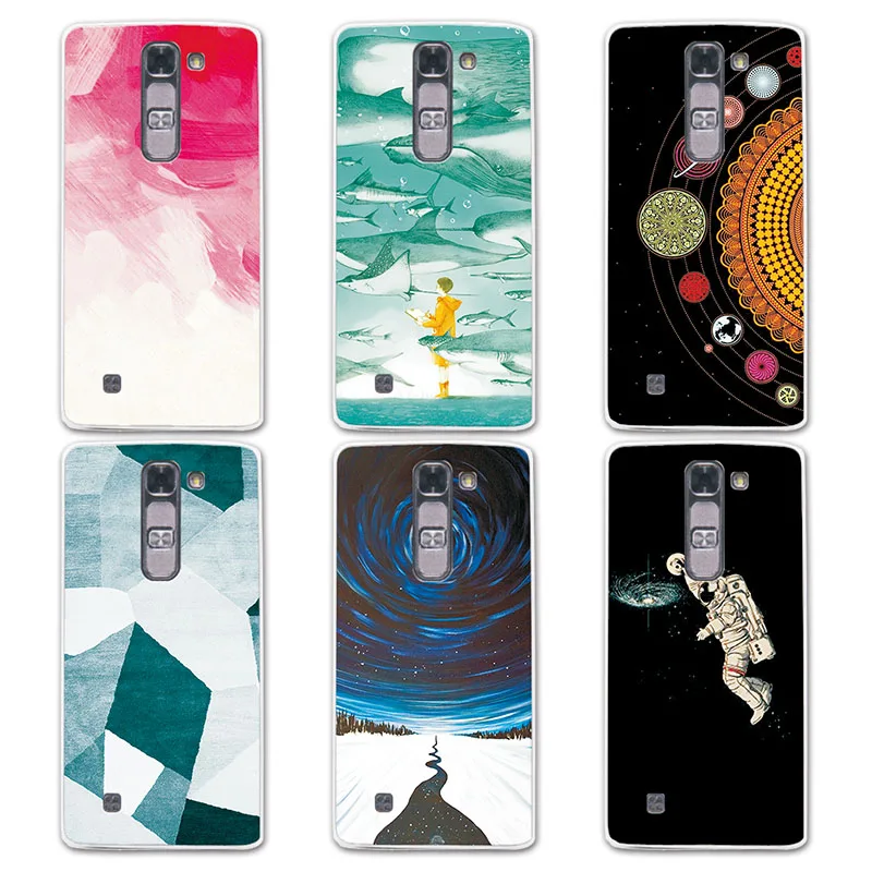 

Couple Phone Case For LG Magna C90 , 14 Patterns Universe Planets Astronauts Design Coque For LG Magna C90 H520N H502F H500F G4C