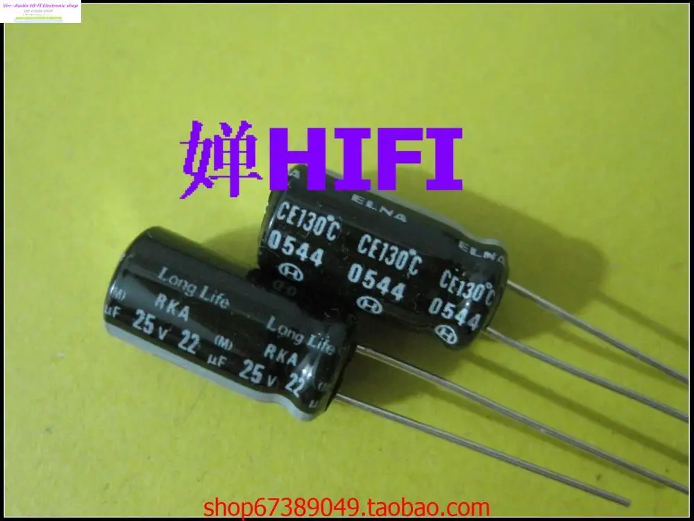 

2019 Black Bolsa 20PCS/50PCS New Elna Rka Imports 130-degree High Temperature Electrolytic Capacitor 25v22uf 8x16 Free Shipping