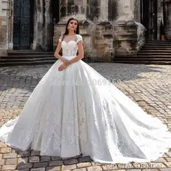 Vestidos De Noiva De Luxo свадебное платье гражданского бального платья винтажное кружевное свадебное платье принцессы сексуальные роскошные