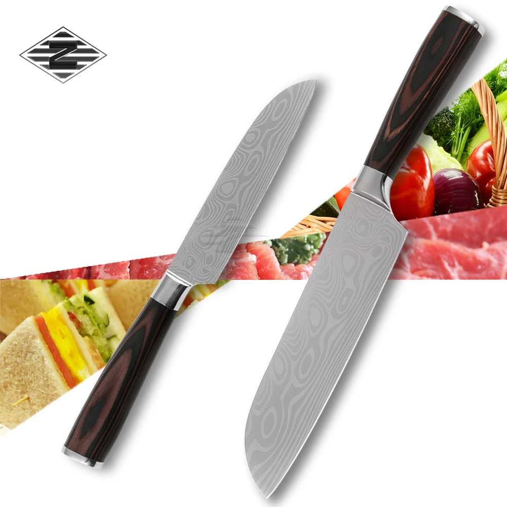 XYJ Best kitchen knves set 7 inch and 5 inch Japanese cook's knife
