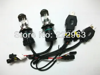 شراء100 زوج/وحدة 12 فولت 35 واط عالية الجودة Hid Bi-xenon مبة مع بسيطة الأسلاك تتابع H4 H13 9004 9007 4300 كيلو 6000 كيلو 8000 كيلو 10000 كيلو