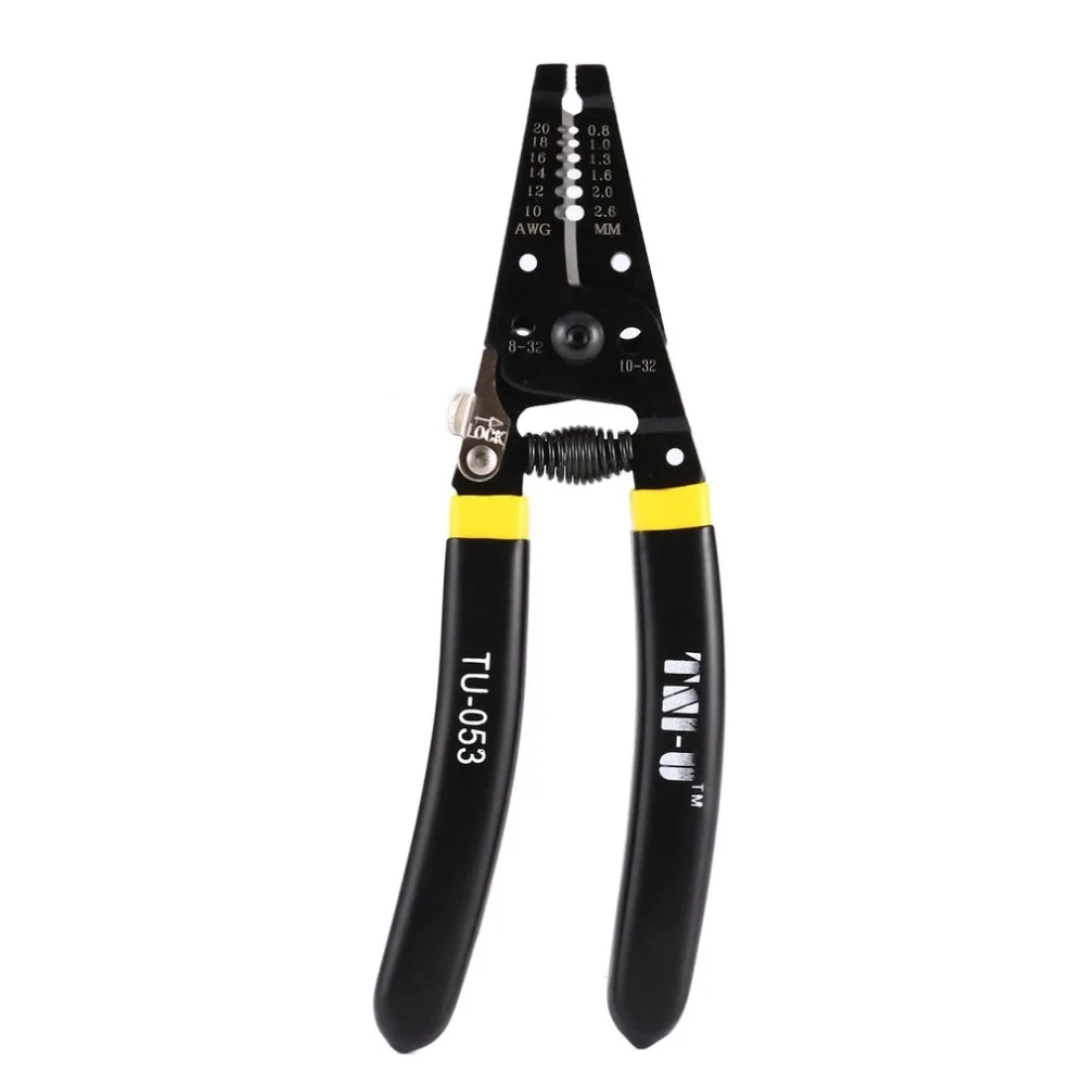 

Cable Wire Stripper Cutter Crimper TU-053 High Quality Automatic Multifunctional TAB Terminal Crimping Plier Tools