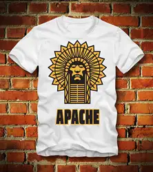 2019 новый летний футболка забавная футболка APACHE забавные индианар Ретро Винтаж Американский Мотоцикл США на заказ