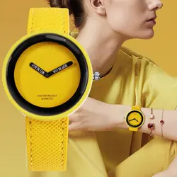 Лидер продаж Модные для женщин часы кожаные женские часы для женщин часы молодая девушка часы reloj mujer женские часы Баян saat