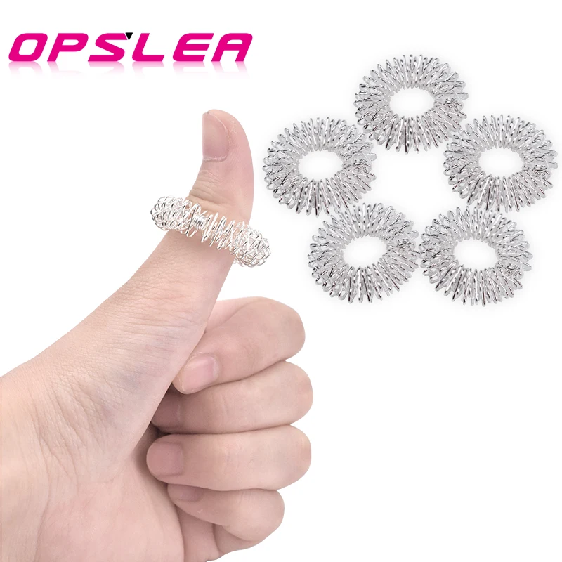 5pcs/Lot Finger Massage Ring Acupuncture Acupressure Health Care Body Massages Relieve Fatigue Increase Immune Relaxing Tools 5pcs/Lot Finger Massage Ring Acupuncture Acupressure Health Care Body Massages Relieve Fatigue Increase Immune Relaxing Tools