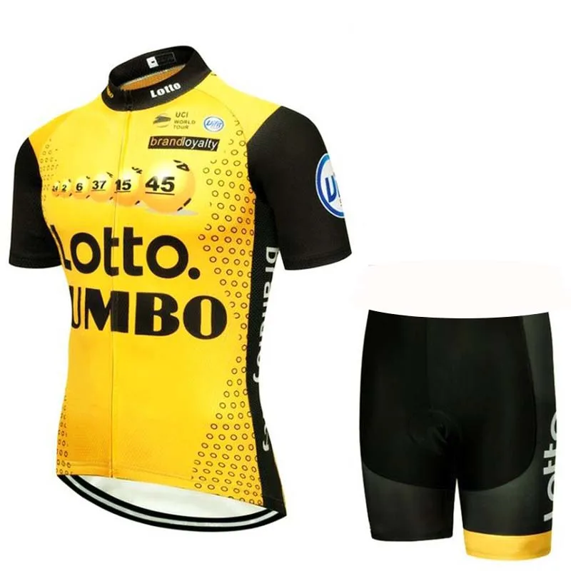 

NEW Summer Cycling Jersey set 2019 LOTTO Men pro team cycle Wear Short Sleeve Cycling Clothing Maillot Ropa Ciclismo Uniformes