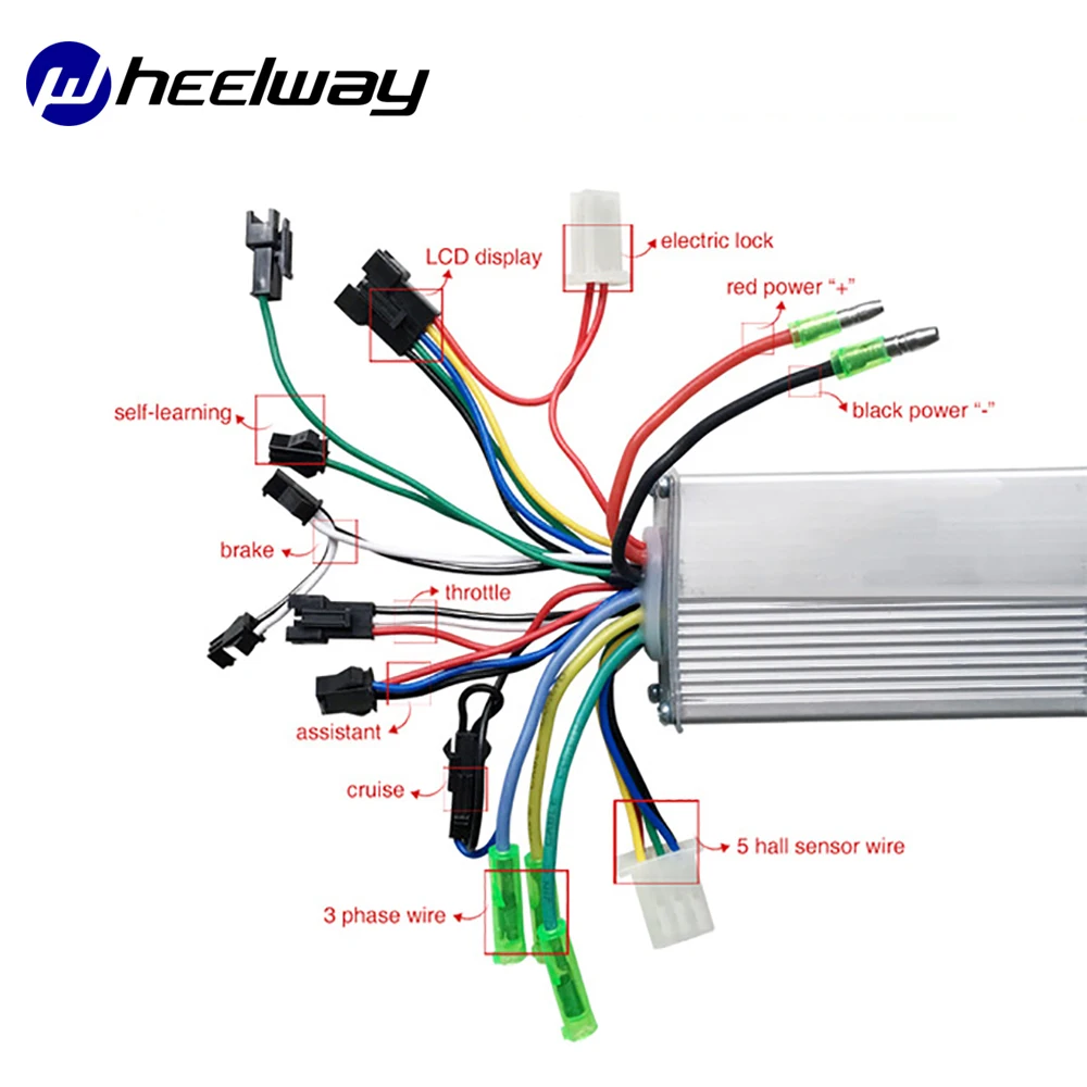 Best 24V/36V/48V  350W MOFSET Brushless Controller BLDC Controller E-bike Scooter BLDC Controller 1