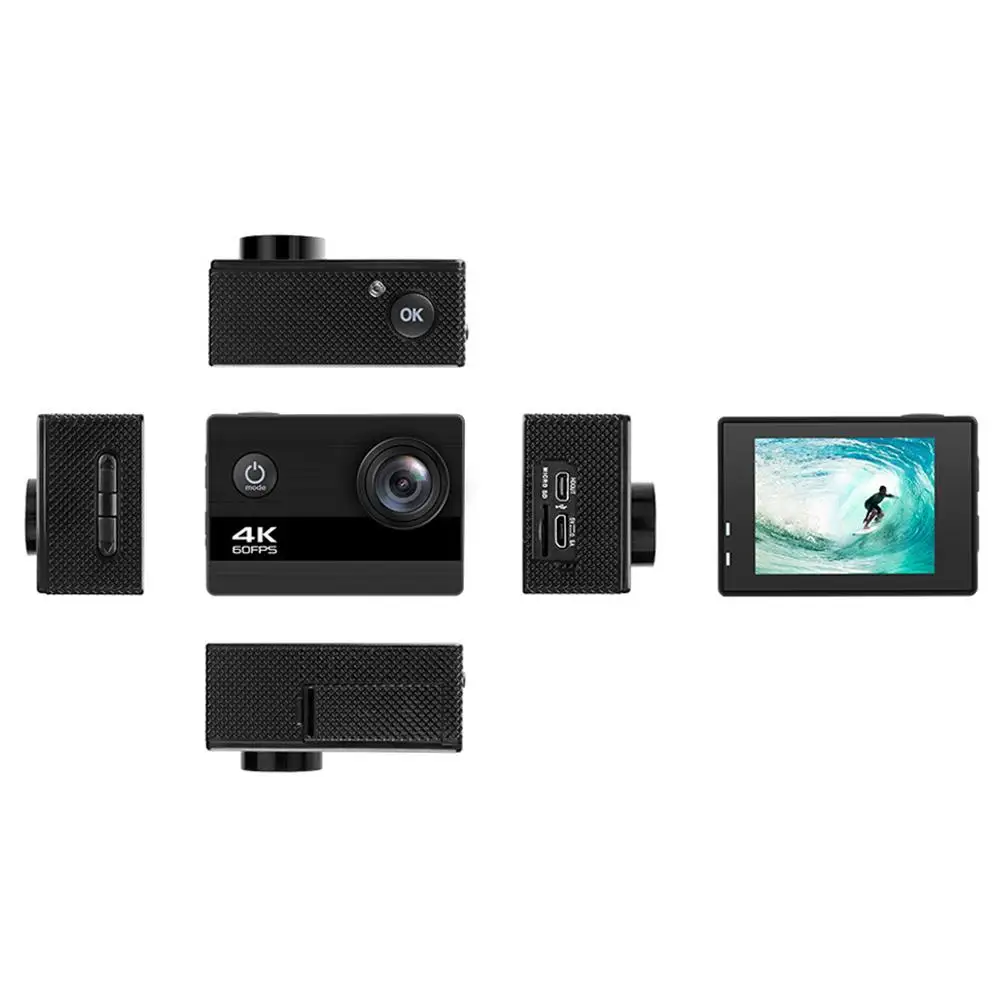 Оригинальная Экшн-камера eken H9R/H9 Ultra HD 4K WiFi с дистанционным управлением, Спортивная видеокамера DVR DV Go, водонепроницаемая профессиональная камера