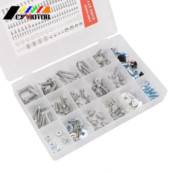 

Motorcycle Steel 160 PCS Full Fixed Fastener Kit Bolt Screw Set For KTM SX SX-F EXC EXC-F 125-530 2003-2018 03-18
