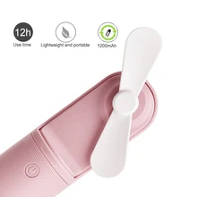 Умный капсульный вентилятор портативный ручной с перезаряжаемой встроенной батареей 800MA USB летние дорожные Мини Переносные Вентиляторы