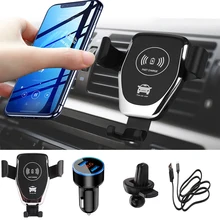 QI Беспроводное быстрое зарядное устройство для автомобиля 10 Вт Быстрая Зарядка телефона беспроводное автомобильное зарядное устройство для Apple iPhone samsung S9 Xiaomi MIX 2S huawei mate