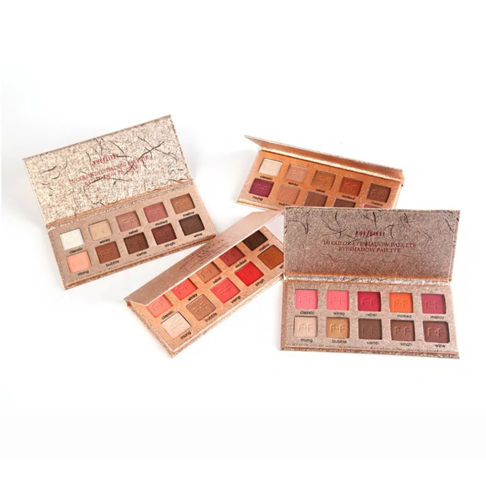 

10 Colors Eye Shadow Palette Glitter Makeup Shimmer Eyeshadow Cosmetic Kit Shimmer Matte Eyeshadow Pallete