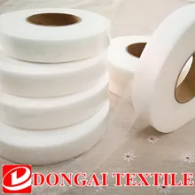 Двусторонняя клейкая ткань для DIY аксессуаров ткань, прокладочная ткань, 2 см ширина, черный и белый, 70 ярдов/рулон