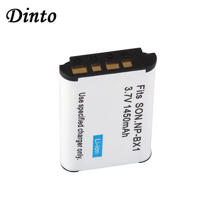 Dinto 1 шт. 1450 мАч NP BX1 NPBX1 батарея для камеры Sony DSC RX100 M2 RX1 HX300 HX400 HX50 AS15 WX300 GWP88E