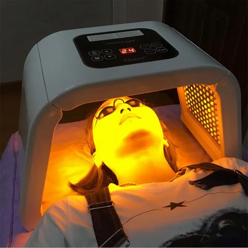 Detachable LED Facial Mask 7Colors Photon Light Therapy Beauty