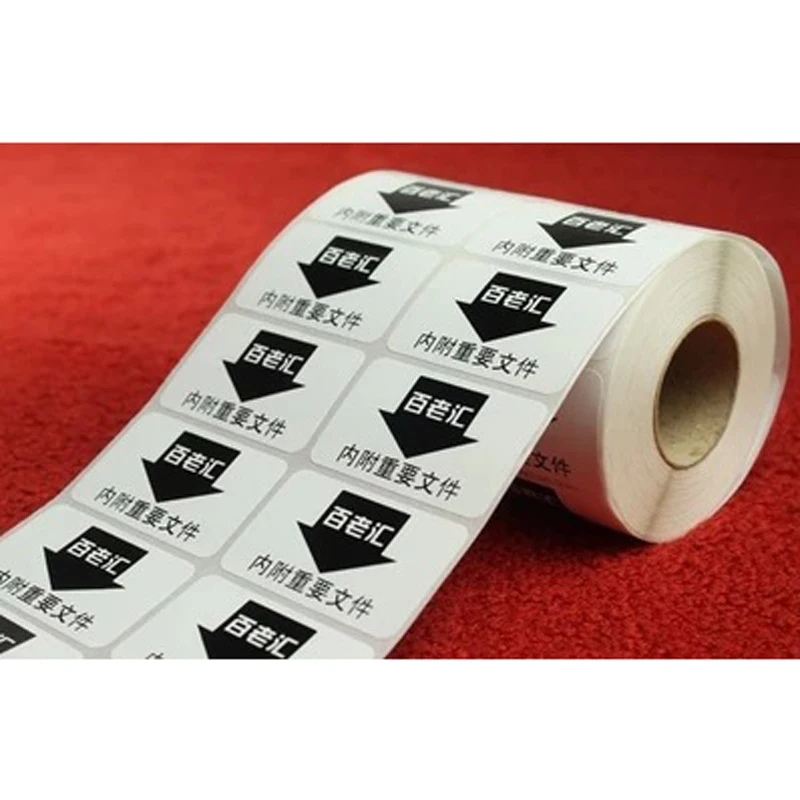 Customized New design cheap paper strong adhesive custom label printing ...