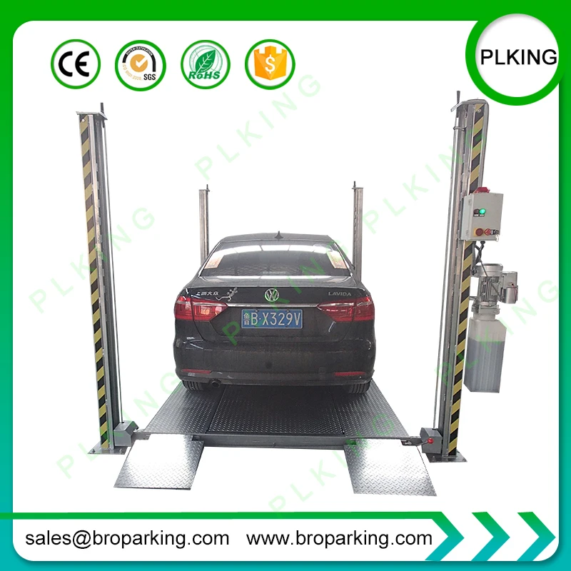 PLKING Brand 4 Post Parking Lift for Home Garage Easy Installation Car |