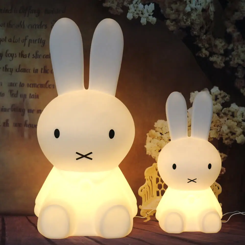 

Rabbit Lamp Height 50cm Dimmable Night Lamp Beside Bedroom Desk Decorative Lamp USB For Children Kids Baby friends birthday gif