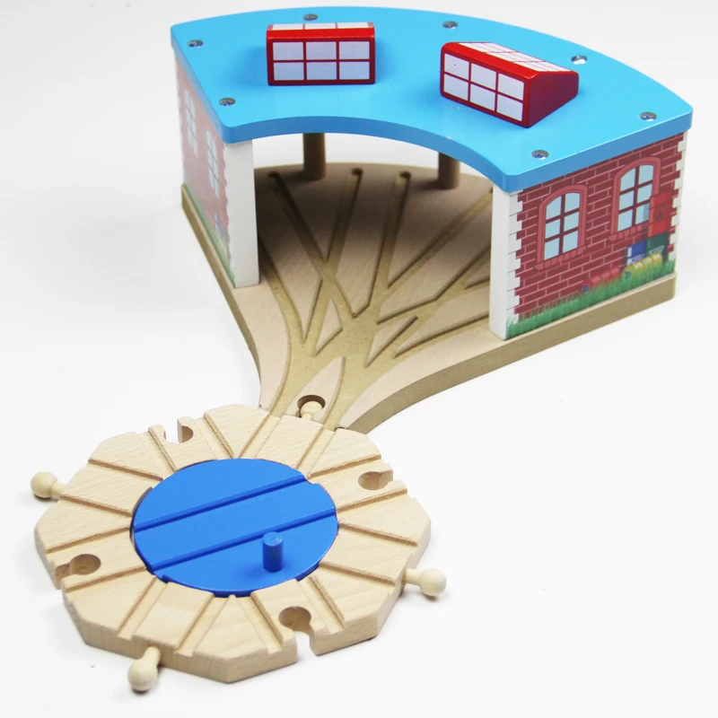 

Thomas and Friends -- Thomas Wooden Train Track Railway Accessories --Big Train Station Train Rest Room Garage