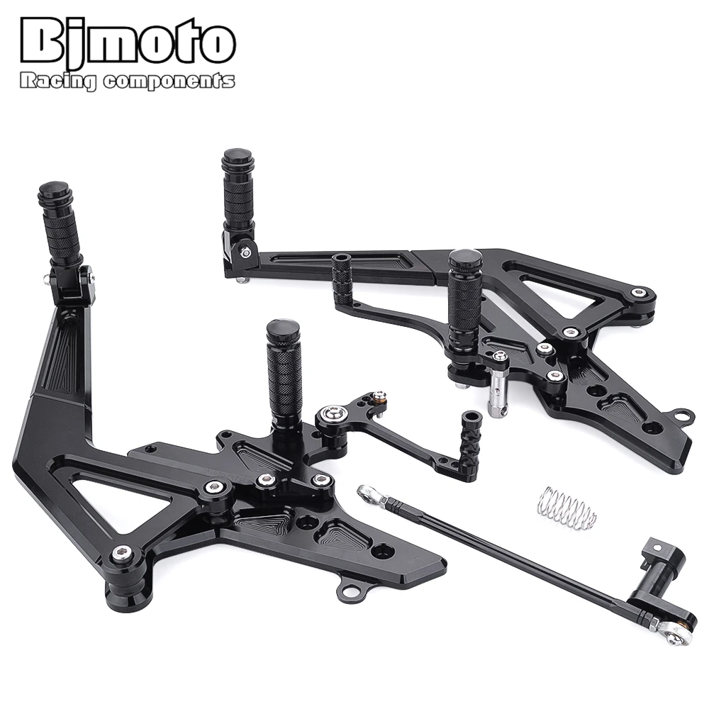 BJMOTO Motorcycle Ninja650R ER6N Footpeg Adjustable Rearsets Rear Sets