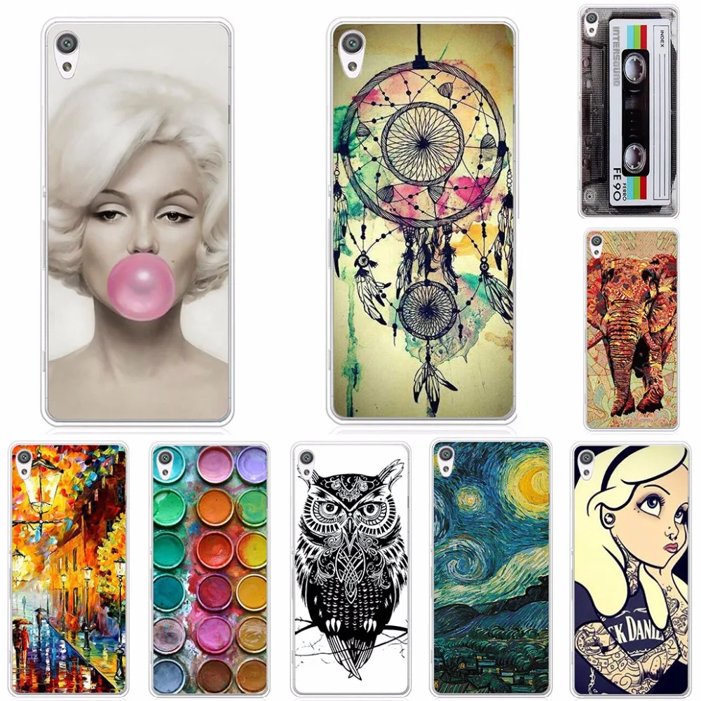 

New Fashion Cool Design Pattern Printed Cases For Sony Xperia XA F3111 F3113 F3115 Back Cover For Sony Xperia XA Phone Case