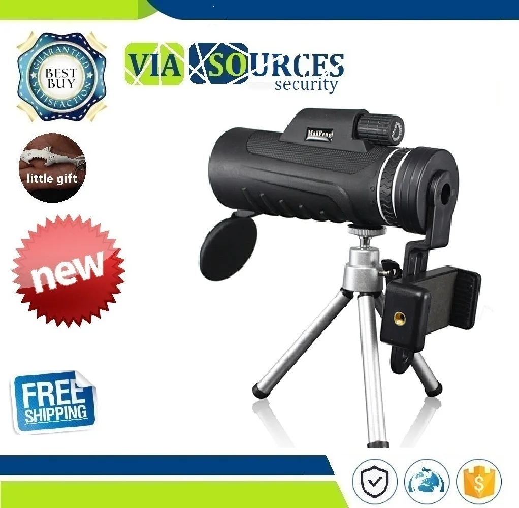 

High Quality Monocular 40X60 for Mobile Phone Camera with Universal Phone Clip Binoculars Telescope Optic Lens Lll night vision