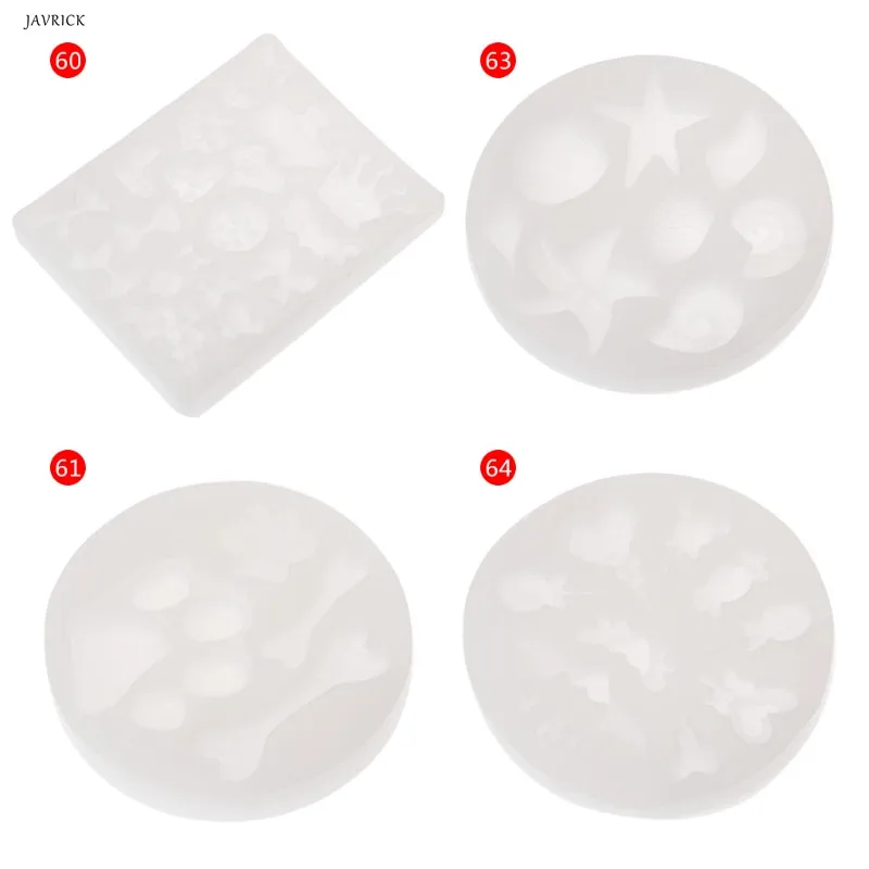 

JAVRICK Silicone Mold DIY Shell Wing Crown Mirror Craft Jewelry For DIY Pendant Charms Making Jewelry Decorative Cake