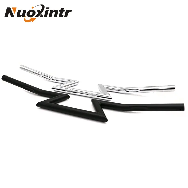 

Nuoxintr 1"25MM Motorcycle Handlebar Z Bar Universal for Honda Yamaha Suzuki and Kawasaki Victory Chopper Cruiser Buoy