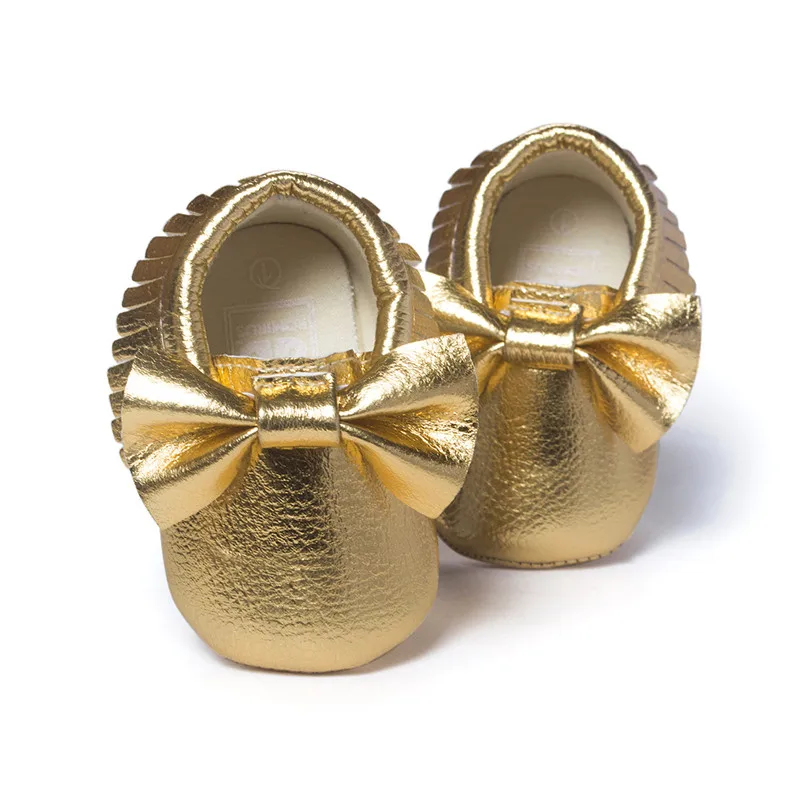 Buy Brand New Gold Baby Boys Girls Shoes Newborn