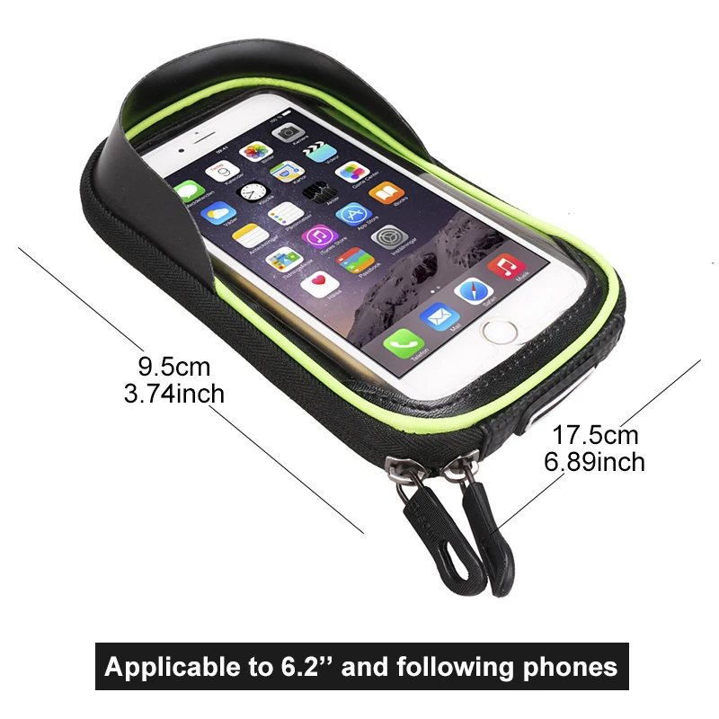 Top B-SOUL Bicycle Front Touch Screen Phone Bag On The Frame Mountain Bike Top Tube Bag Cycle Panniers Bag For Bicycle Accessories 5 Top B-SOUL Bicycle Front Touch Screen Phone Bag On The Frame Mountain Bike Top Tube Bag Cycle Panniers Bag For Bicycle Accessories 5
