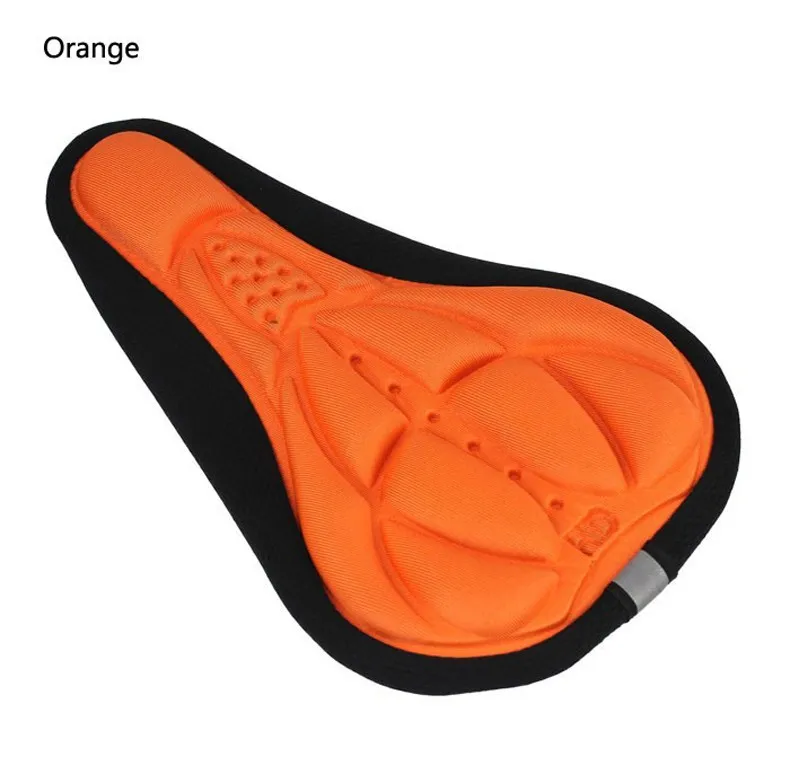 New Arrival Soft 3D Silicone Gel Cycling MTB Bicycle Saddle Road Mountain Bike Racing Saddle Seat Cover Cushion Ass Protector (5)