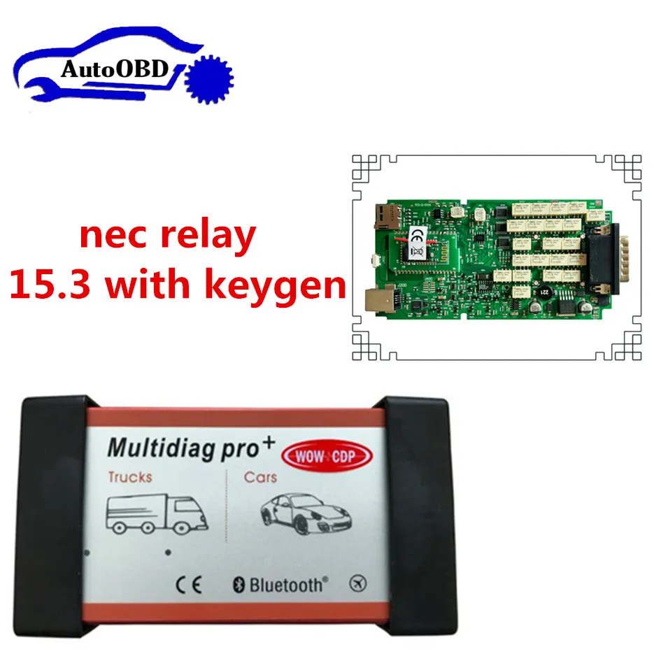 Цена за Multidiag Pro с Bluetooth одной платы TCS Pro CDP TCS плюс 2015. R3 с Keygen OBDII OBD2 инструмент диагностики для car/грузовик Цена за Multidiag Pro с Bluetooth одной платы TCS Pro CDP TCS плюс 2015. R3 с Keygen OBDII OBD2 инструмент диагностики для car/грузовик