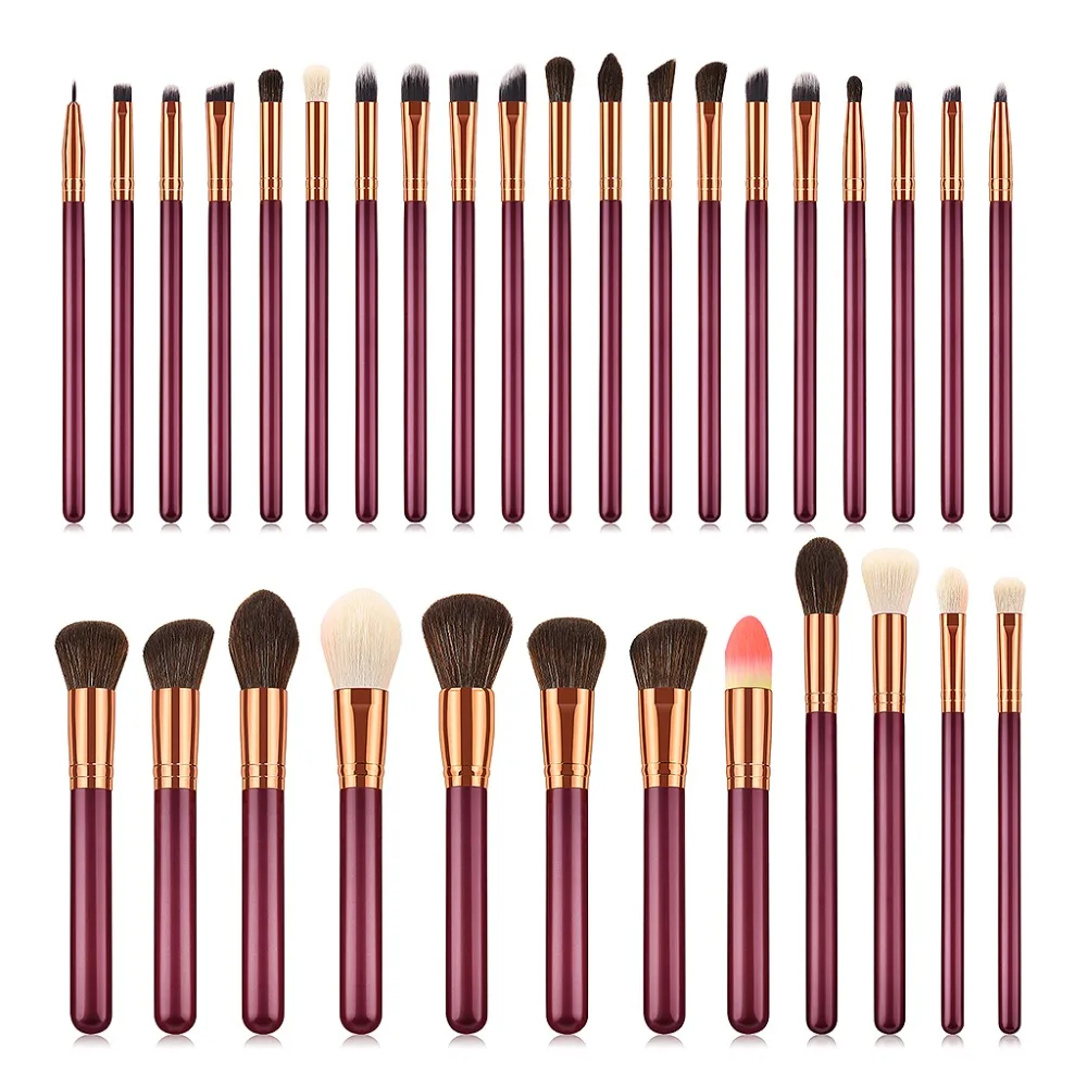 

GUJHUI Profession Makeup Brushes Set Foundation Blush Face Powder Eye Shadow Brush Kit 32Pcs/Set