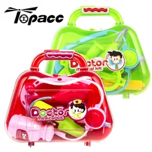 Детский набор для игрушек ребенка чемодана аптечка Стоматолог Медсестра игрушечная аптечка с костюм куклы стетоскоп подарок игрушки