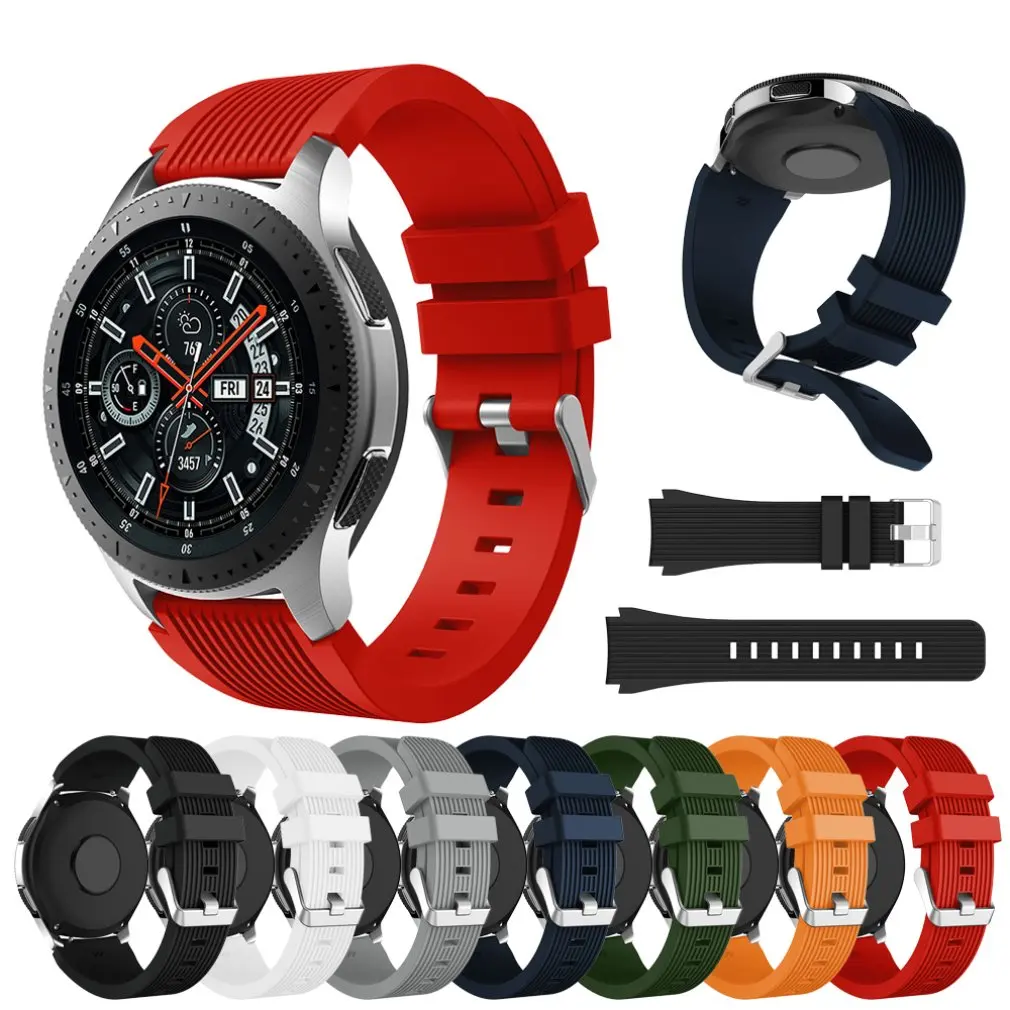 

Flexible Design Fashion 46MM Silicone Wrist Band Strap Replacement Wrist Strap Bracelet Watchband for Samsung Watch Classic