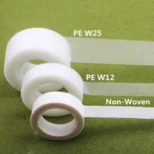 2 рулона, профессиональное наращивание ресниц, медицинская Нетканая PE лента, дышащие патчи под глазами, подушечки для ресниц, клей для наращивания