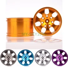 4 шт. литые колесные диски 1:10 RC автомобиль внедорожный Bigfoot Monster Truck HSP Redcat Himoto Racing 08008N