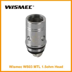 Оригинальная Wimsec WS03 MTL 1.5ohm катушка головка для Wismec AMOR NS атомайзер CB-60 замена катушки электронной сигареты