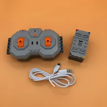 Новая функция Technic 4 канала 2,4G профессиональный в пределах литиевой батареи пульт дистанционного управления RC USB зарядка 8878 строительные блоки игрушки