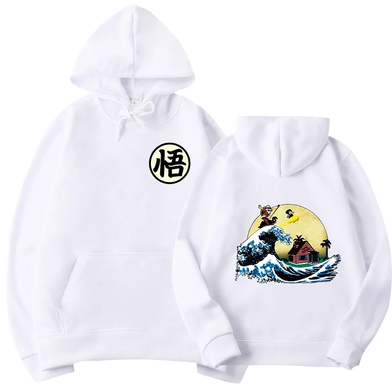 

Off white hoodies Print cartoon Turtle Goku dragon ball hoodie poleron hombre Streetwear sudadera dragon ball hoodie sweatshirt